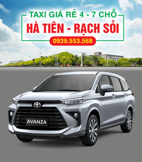 TAXI HÀ TIÊN – RẠCH SỎI: 0939553568