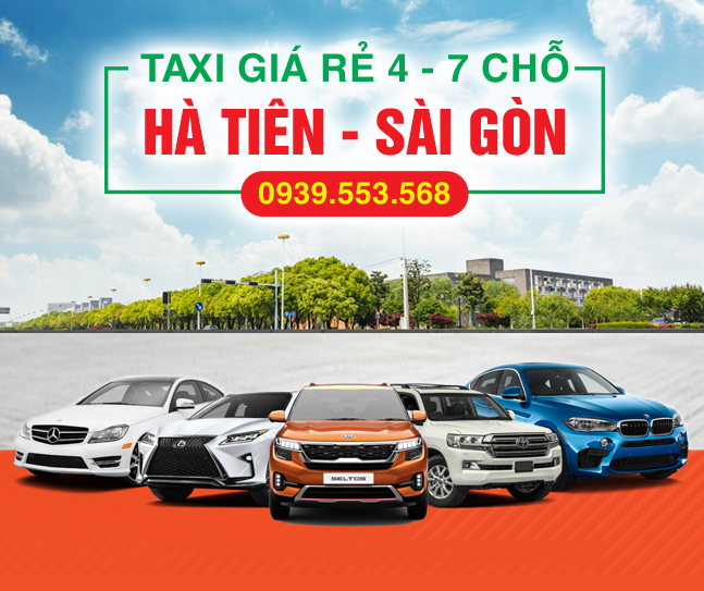 TAXI HÀ TIÊN – SÀI GÒN: 0939553568